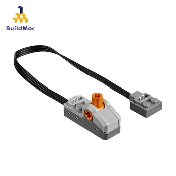 

BuildMOC Compatible For 61929 8869 Train control switch For Building Blocks Parts DIY LOGO Educational Tech Parts Toys