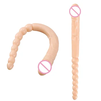 47cm/18.5inch Long Double Dildo Big Size for Couples Lesbian Vagina Masturbation Anal Massage Anus Dilators Toy Sexual Wellness 3
