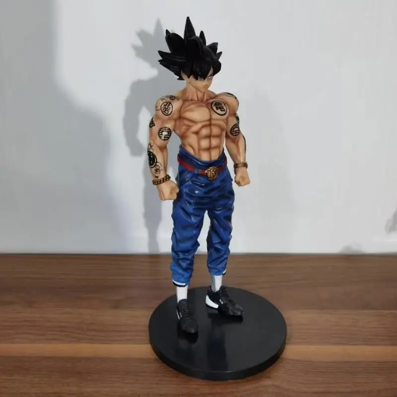 Bandai Anime Figure Dragon Ball Z Son Goku Tattoos Pvc Toys Action Figurals Super Saiyan Brinquedos Collector Gogeta Gohan Figma Aliexpress Toys Hobbies