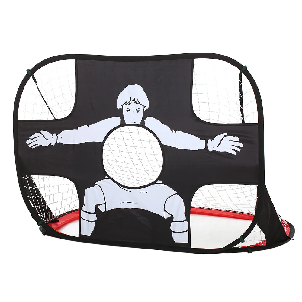 

2-in-1 Pop Up Kids Soccer Goal Foldable Kids Football Net Children Soccer Target Indoor Outdoor Sports Football Gate
