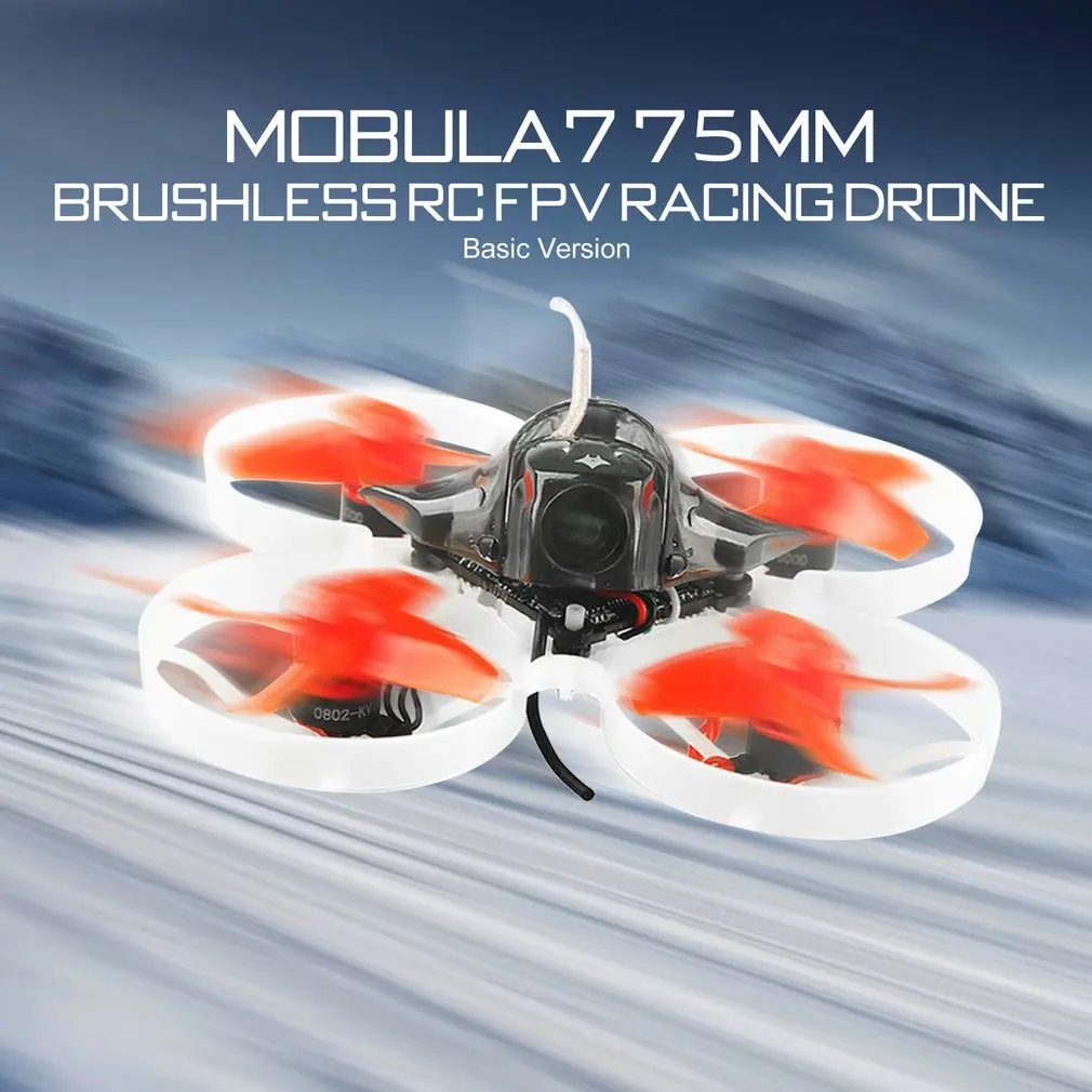 Happymodel Mobula7 75 мм Мини Crazybee F3 Pro OSD 2S Whoop RC FPV гоночный Дрон Квадрокоптер с обновлением BB2 ESC 700TVL BNF