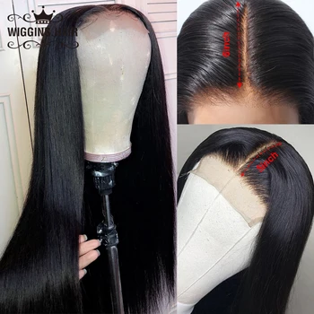 

Straight 6x6 Lace Front Human Hair Wigs Pre Plucked lace front Wigs For Woman Brazilian 5x5 Lace Wig Human Hair Wig 8-26 inch