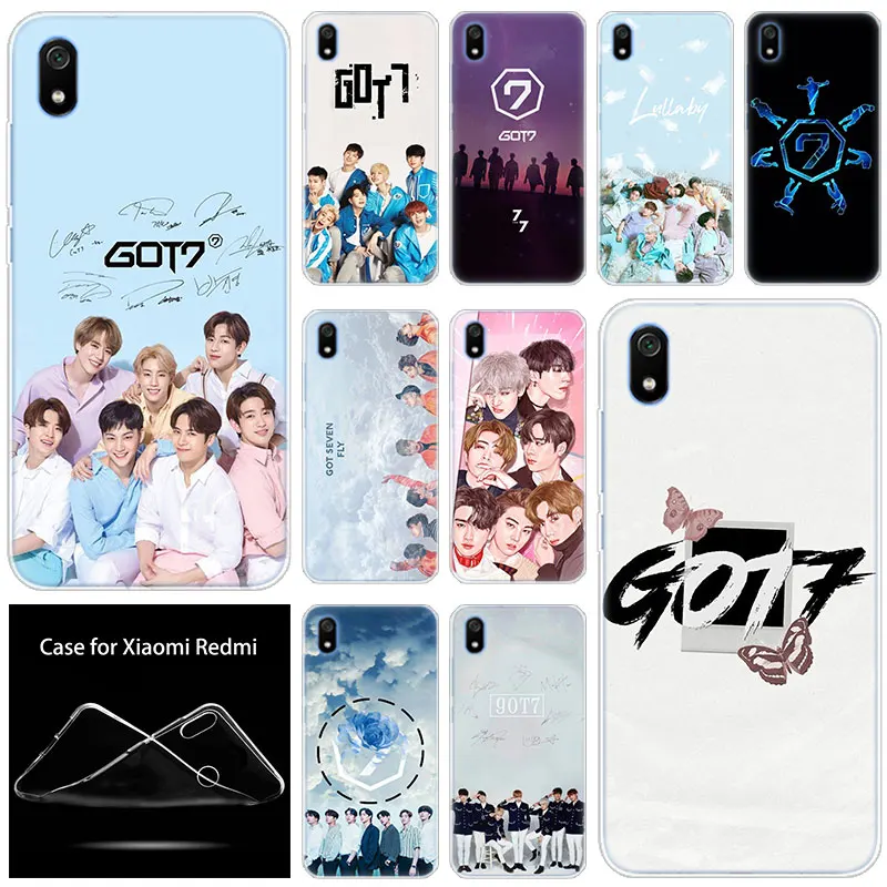Роскошный мягкий силиконовый чехол Kpop GOT7 для Xiaomi Redmi 7 7A GO S2 4X 5 5Plus 6 6A K20 Note 4 5A 8 Pro