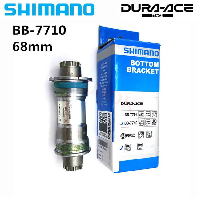 SHIMANO BB-7710 Iamok Bicycle Spline Bottom Bracket DURA-ACE 68mm OCTALINK BB For Track Bike Parts BB-7710 68mm