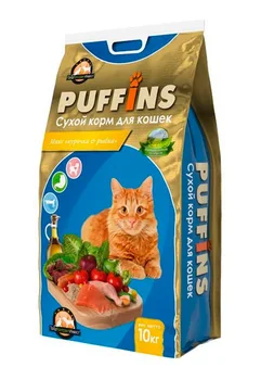 

Puffins Puffins for adult cats with chicken and fish