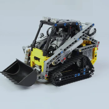 

489Pcs Technology Compact Track Loader Electric Remote Control Car building blocks Model Compatible with Technic MOC-13349