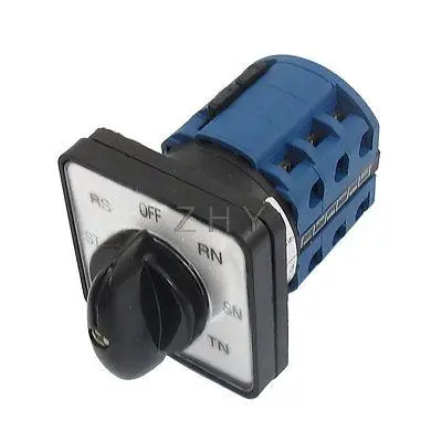 

660V 20A 12 Terminals 7 Positions Rotary Cam Changeover Switch