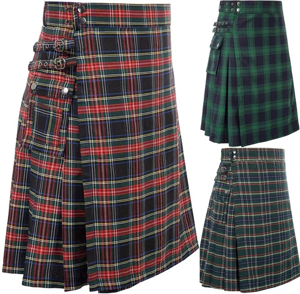 Mens Scottish Traditional Highland Tartan Kilt |