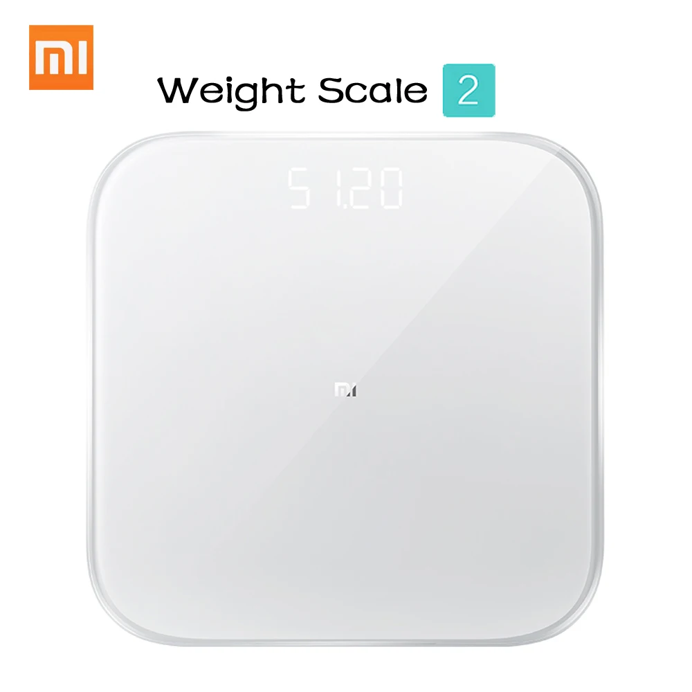 Оригинальные смарт весы Xiaomi Mi 2 Smart Weight Scale цифровая шкала Bluetooth 5 поддержка Android 4.3