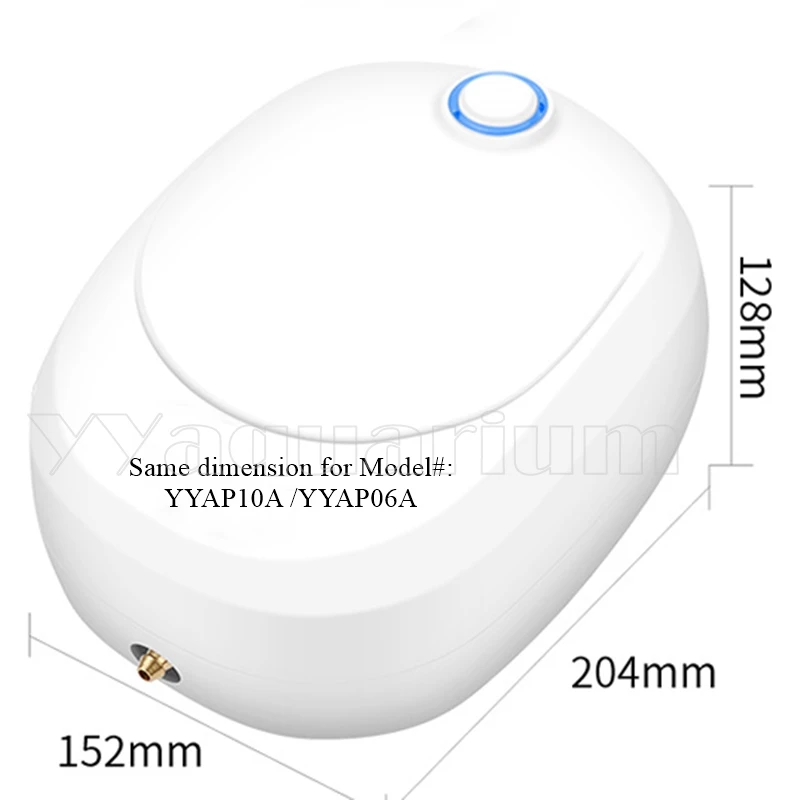 Супер реальный тихий воздушный компрессор аквариума насос 220V регулируемый поток