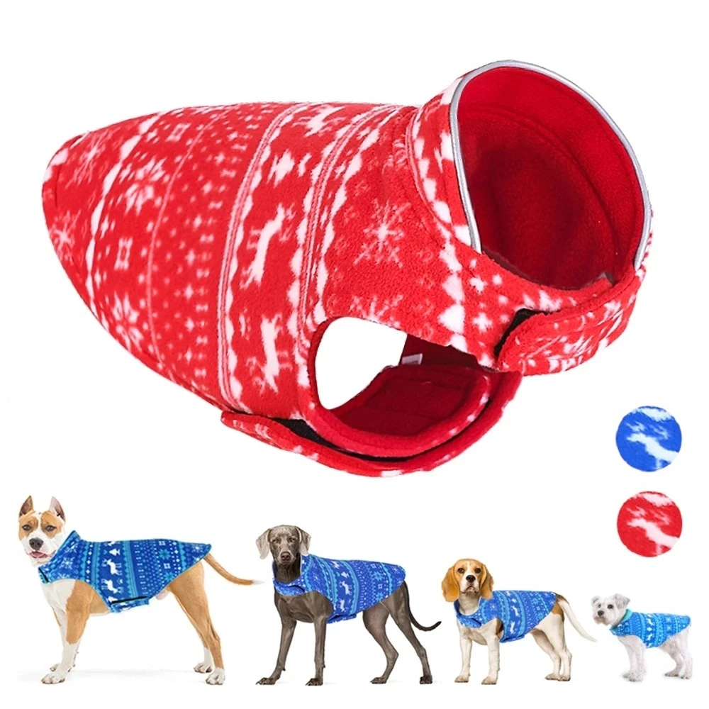 Ropa Reversible para perros pequeños, medianos y 2 capas de lana, trajes de invierno, chaquetas, abrigo de Bulldog Francés|Abrigos y chaquetas para perro| -