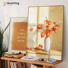 

Modern Decoration Painting Flower Poster Print Nordic Quote Picture for Living Room Hotel Home Decor Still Life Canvas Paintings