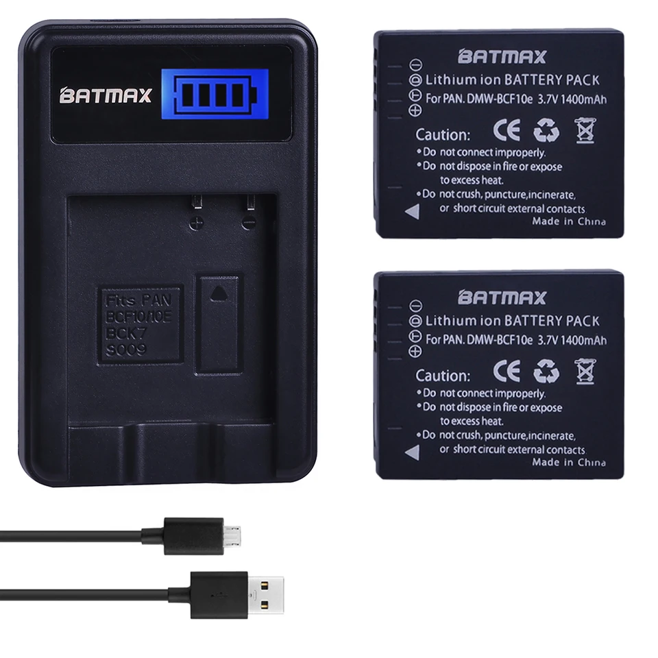 Kastar Wall Charger For Panasonic DMW-BCF10 Battery - Compatible With Lumix Cameras
