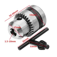 DANIU 1,5-10 мм B12 резьбовой патрон для электрической дрели адаптер