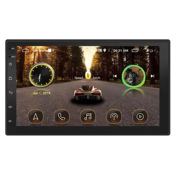 

Super Slim Car Gps Universal 2Din Android 8.1 car navigation USB Wifi bluetooth Full touch car radio for vehicles 178*100mm size