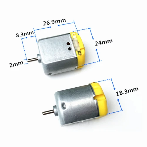 10 шт. F260 Тип 26 9 мм * 24 18 3 Micro DC щеточный двигатель в/11 5 Krpm 7 в/14Krpm В/19 6 в/24Krpm |