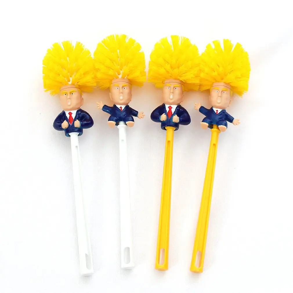 Creative Trump Toilet Brush Toilet Brush Plastic Creative Toilet Brush Toilet Brush Set