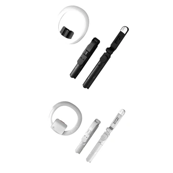 

Bluetooth Selfie Stick With Light Tripod Wireless Led Ring Light Camera Phone Holder Extendable Handheld Monopod