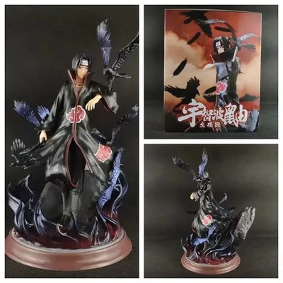 

Diffuse Dynamic Square Anime Naruto Xiao Organization Plant GK Uchiha Itachi Crow Xiao Resonance Statue Boxed Garage Kit