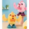 Baby Voice Control Rolling Little Dancing Chicken Toy Walk Sing Brain Game Interactive Crawling Electric Toys for Kids 1