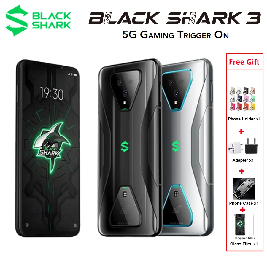 EU Version Xiaomi Black Shark 3 5G Mobile Phone 6.67 EU Version Xiaomi Black Shark 3 5G Mobile Phone 6.67
