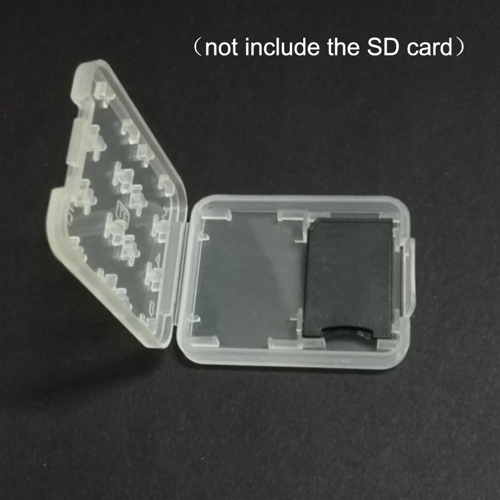 8 в 1 пластиковый двухслойный Жесткий Чехол для SD SDHC TF MS карты памяти|Чехлы карт