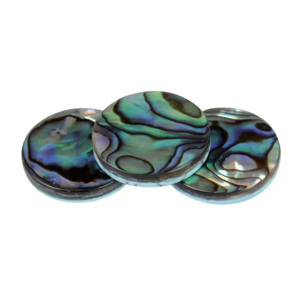 MonkeyJack Replacement Set of 3 Gold Plated Abalone Shell Inlays Trumpet Finger Buttons MonkeyJack Replacement Set of 3 Gold Plated Abalone Shell Inlays Trumpet Finger Buttons
