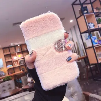 

Fur Wallet Leather Case For Samsung Galaxy S20 Ultra S10 5G S10E S9 S8 Plus S7 Note 10 9 8 Shockproof Plush TPU Phone Cover Card
