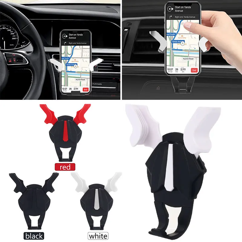 Car Phone Holder Car Mount Holder Adjustable GPS Mount Holder Driving HUD Design Multicolor ABS Universal
