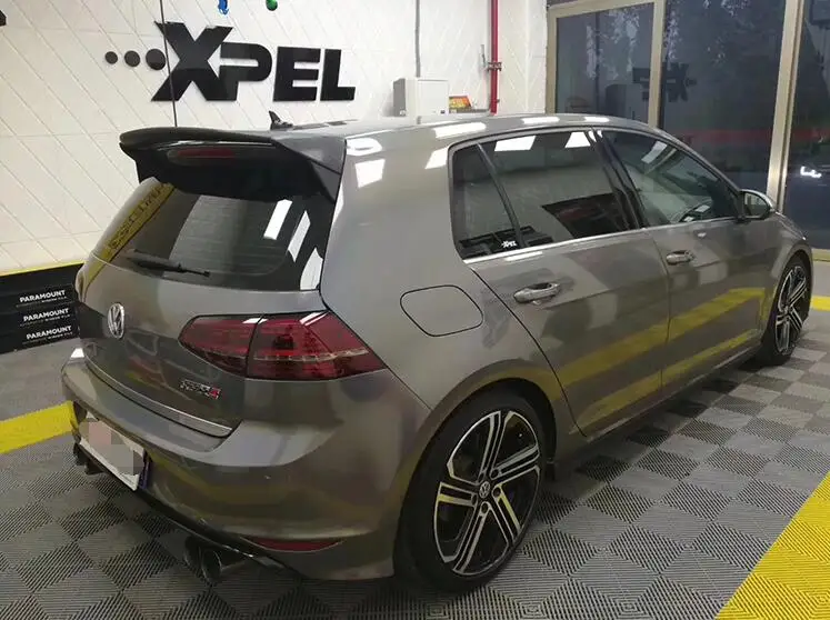 Для Volkswagen GOLF 7 MK7 спойлер- GOLF 7,5 надрезаемая подкладка, ABS Материал заднее крыло автомобиля праймер цвет задний спойлер