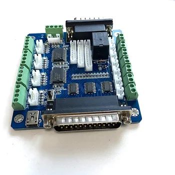 

Upgraded 5 Axis Cnc Breakout Board For Microstep Controller + Cables +Software