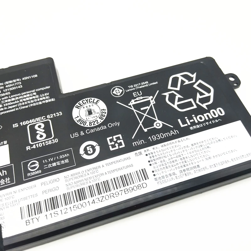 ONEVAN подлинный внутренний Батарея для lenovo ThinkPad T440 T440S T450 T450S X240 X250 X260 X270 45N1108 45N1110 45N1111 45N1112