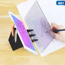 Оптическая покраска доска копировальная станция стереоскопический ПК проекция ребенок вентилятор прозрачный живописец портативный