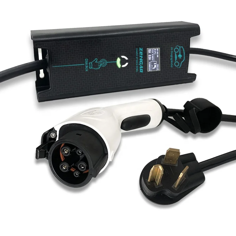 

Nema 10-30 to j1772 connector 10A 16A 24A 30A ev car charger Zencar level 2 evse
