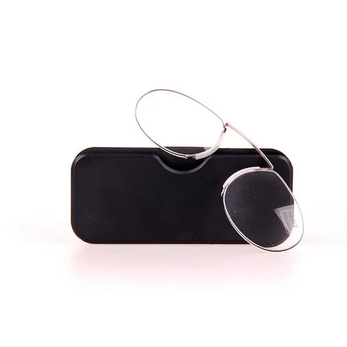 C02 Black Клип очки для чтения носа мужские очки для пресбиопии женские легко носить с чехлом+ 1,5 2,0 2,5 3,0 RA5003 - Цвет оправы: C02 Black