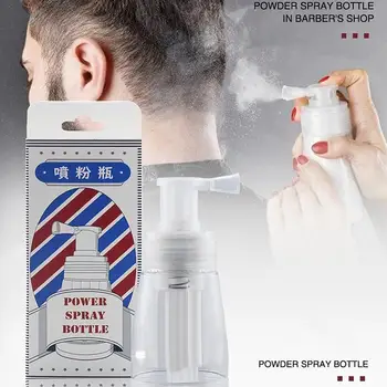 

180ml Portable Travel Clear Powder Atomizer Bottle Refillable Sprayer Container NEW