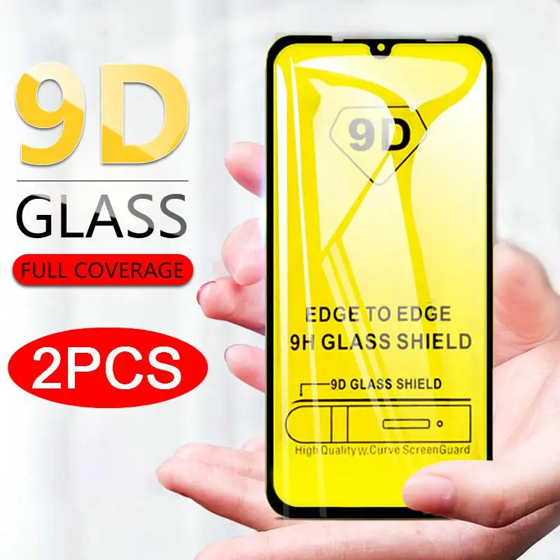 9D 2 шт. Экран протектор Закаленное Стекло для Xiaomi mi 9 9SE A3 lite CC9 9T Red mi K20 note8 Pro Note 8 7 6 5 профессиональная защитная пленка