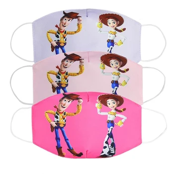 

Cartoon Toy Story Mouth Mask Child Dust-proof Breathable Mask Funny Printed Mask for Kids Adult Cotton Mouth Face Masks