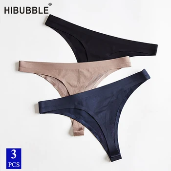 

3pcs/Lot Ice Silk Thong Sexy Panties Seamless Thongs Women Underwear Panties for Girls Ladies Panty G String Tangas Underpants