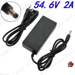 High - Efficiency 54.6V 2A Charger for Lithium E - bike Battery (UK plug)