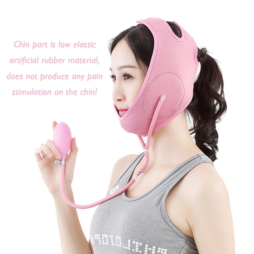 

Size Adjustable Mask Thin Face Mask 3D Double Chin Liftting Device Face Bandages Small V-shape Shaper Mask