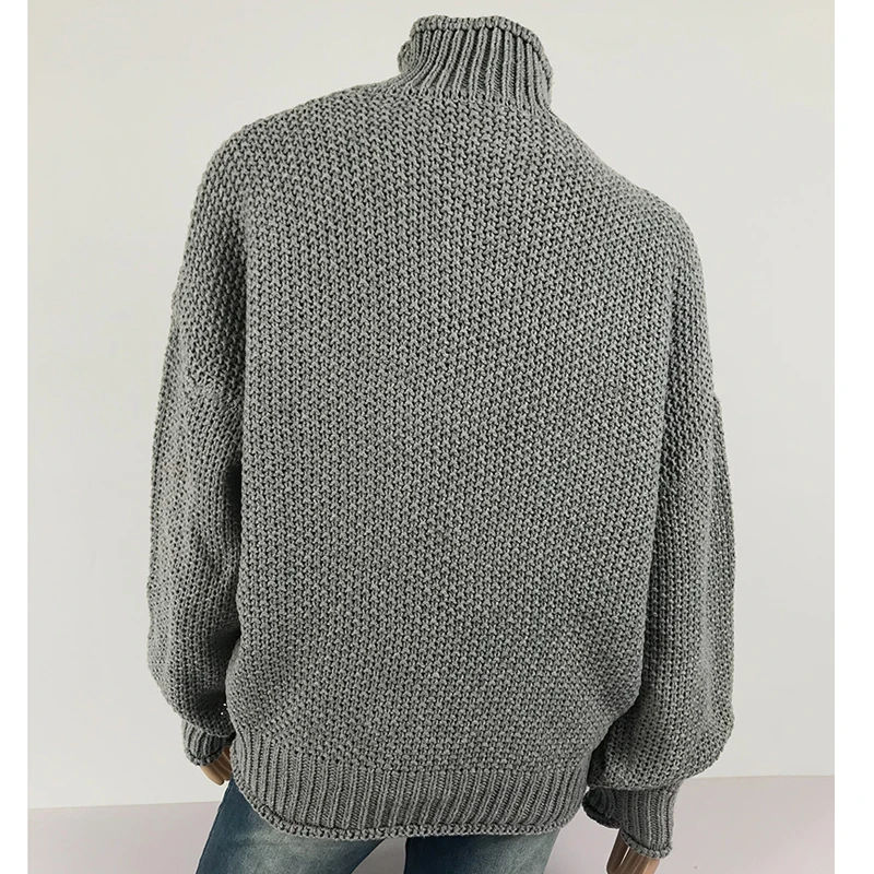 VITIANA Knitted Sweaters in Autumn and Winter of 2019 Women Casual Knit Sweater Female Long Sleeve Pullover Loose Tops