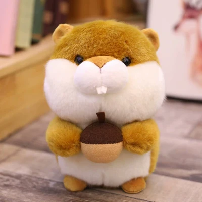 Squirrel Креативная Милая имитация панда Белка Плюшевые игрушки чучело Кошка Хомяк плюшевый Кукла Детская игрушка подарок для девочек - Цвет: Squirrel