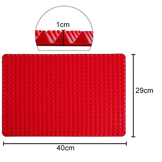 Silicone Pyramid Baking Mat Cooking Pan Bakeware Pan Nonstick Healthy Food Grade Silicone Oven BBQ Mats Baking Grilling Tray 3
