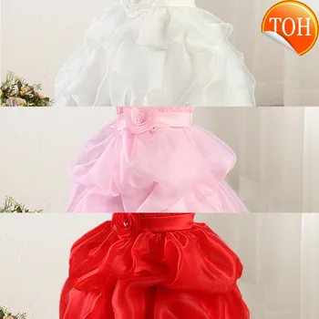 

Lace Princess Girl Dress For Teenager Girl Christmas Birthday Party Clothing Kid Wedding Tutu Flower Dresses Prom Design Costume