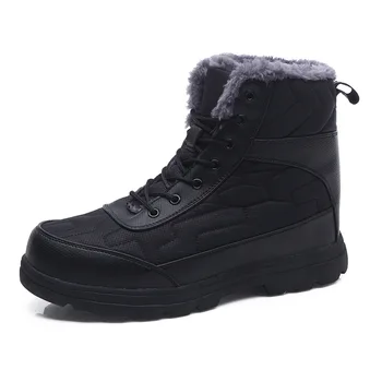 

1Pair Winter Snow Boots Water-Resistant Mid Calf Boots for Men Women with Full Plush New Design