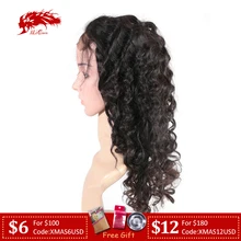 2/3 шт. перуанский естественная волна 4x4 Закрытие парики пользовательские Парики часть Virgin Волосы remy Кружева Закрытие парики средней соотношение 7A ali queen