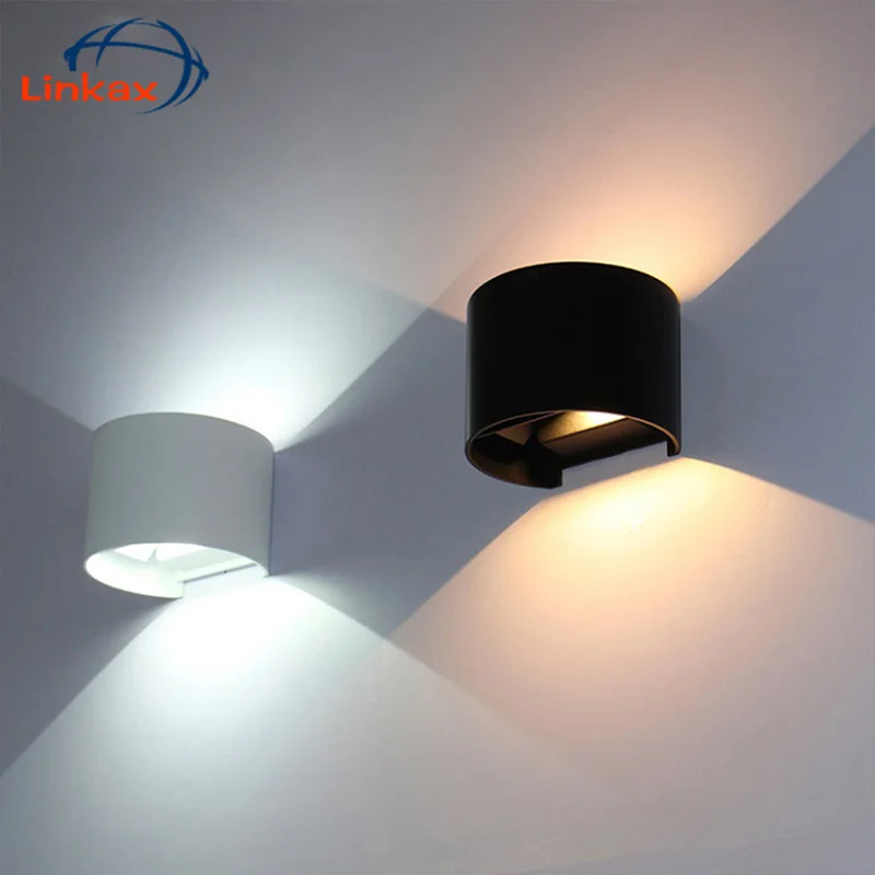 

12W lampada LED Aluminium wall light rail project Square COB LED wall lamp bedside room bedroom wall lamps arts