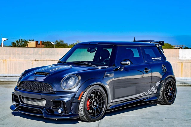 Car Accessories For Mini Cooper R56 Ver.2.11/2.12 Ag-style Side Skirt  Underboard Fiberglass Door Step Cover Tuning Body Kit - Front Skirt -  AliExpress