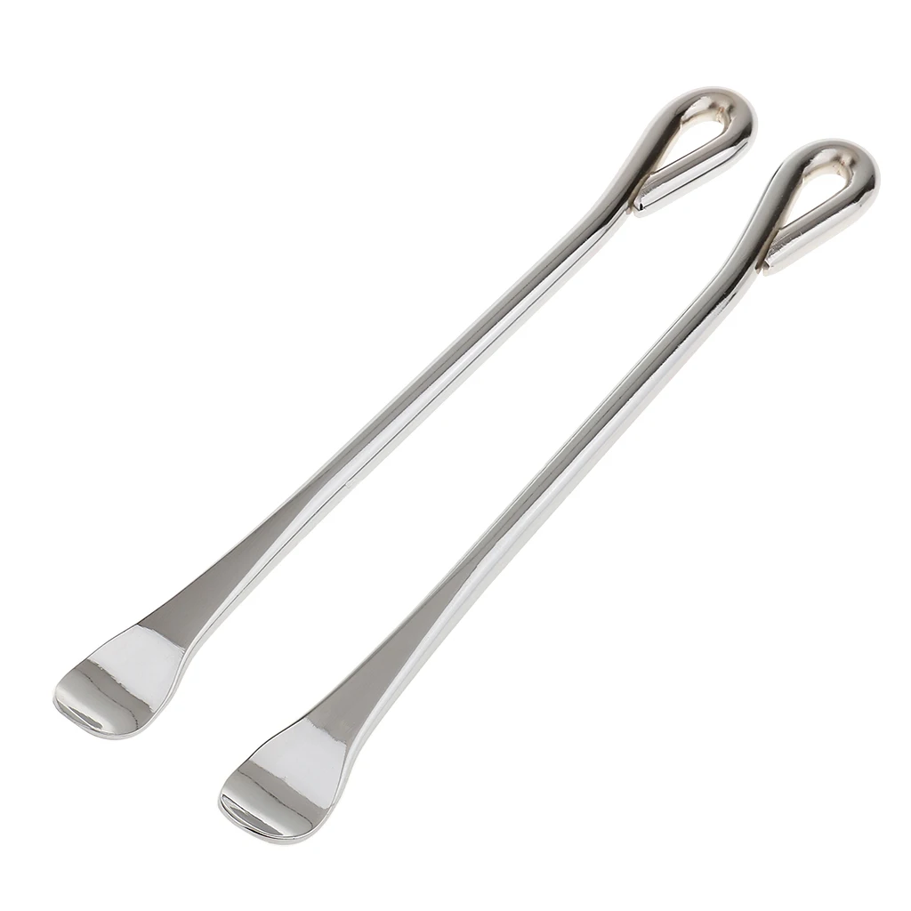 2pcs Motorcycle Tire Iron Spoon Type Curved End Use With Scooter ATV Snowmobiles Wheel Lever Tool
